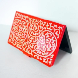 Business Card Holder Inlaid with Mother of Pearl Dragon